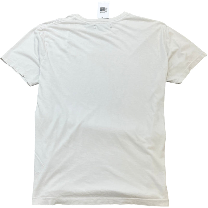 Men's Logo Print T-Shirt White Size L