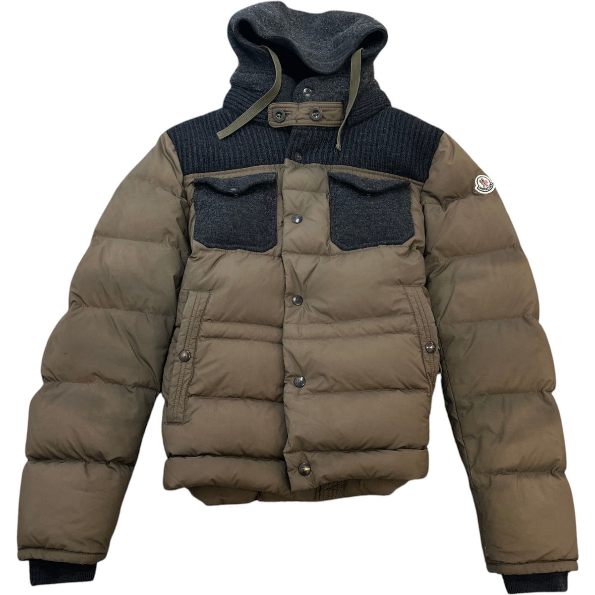 Men's Leblond Down Jacket Khaki Size 2 / M - Photo 1