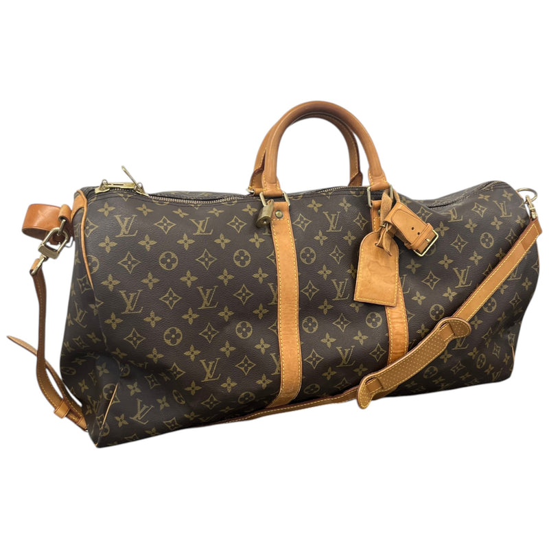 Men's Monogram Keepall 55 Bag Brown
