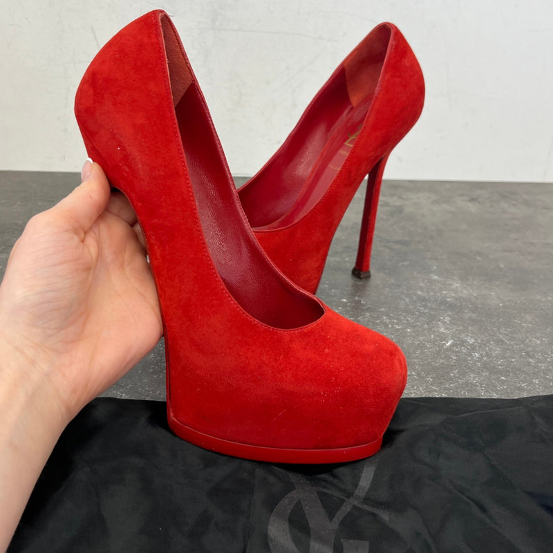 Women's Tribtoo Platform Heels Red Size EU 38 / UK 5