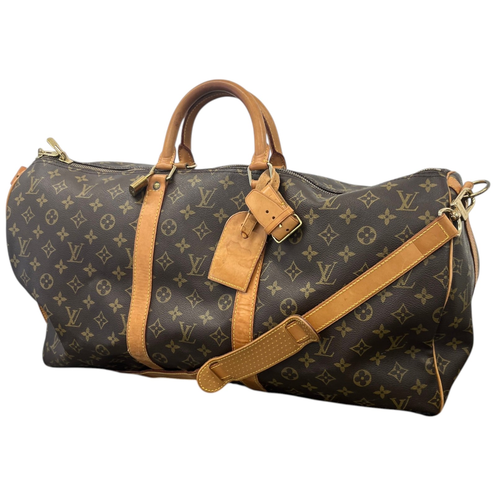 Men's Monogram Keepall 55 Bag Brown - Photo 5