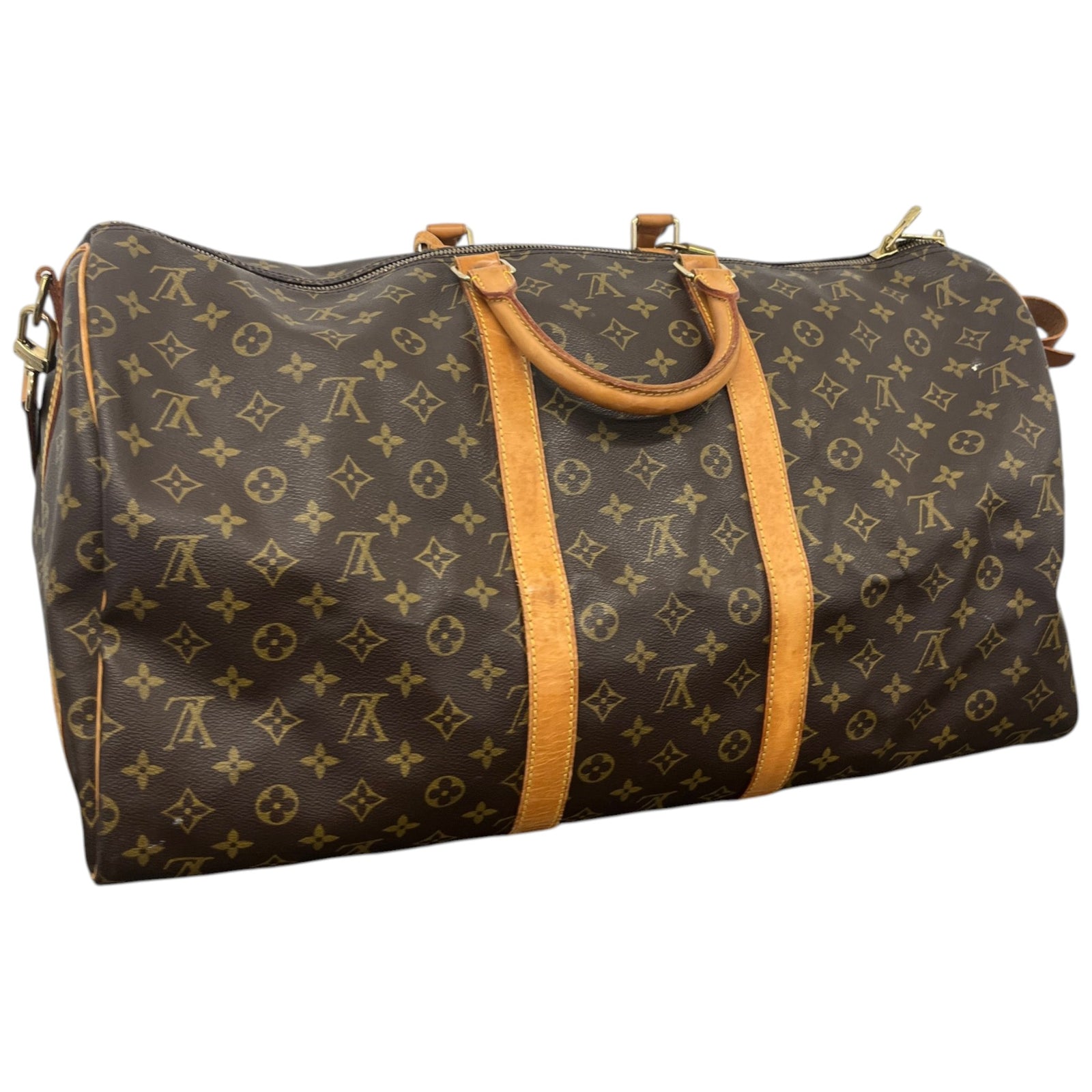 Men's Monogram Keepall 55 Bag Brown - Photo 8