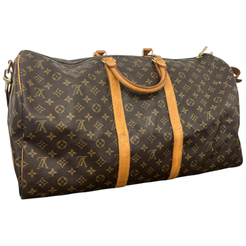 Men's Monogram Keepall 55 Bag Brown