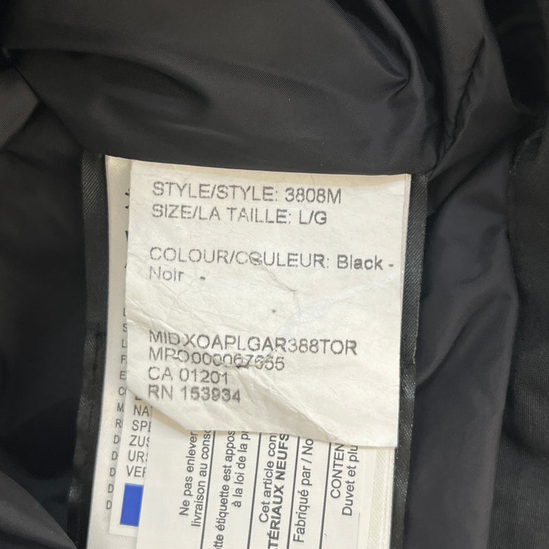 Men's Wyndham Parka Down Jacket Black Size L