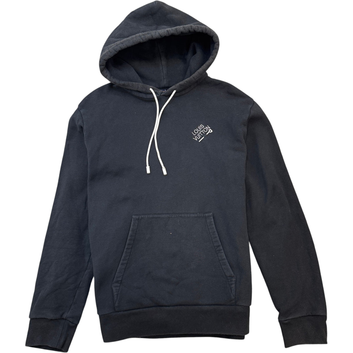 Men's Pin Signature Logoi Hoodie Black Size XL - Photo 1