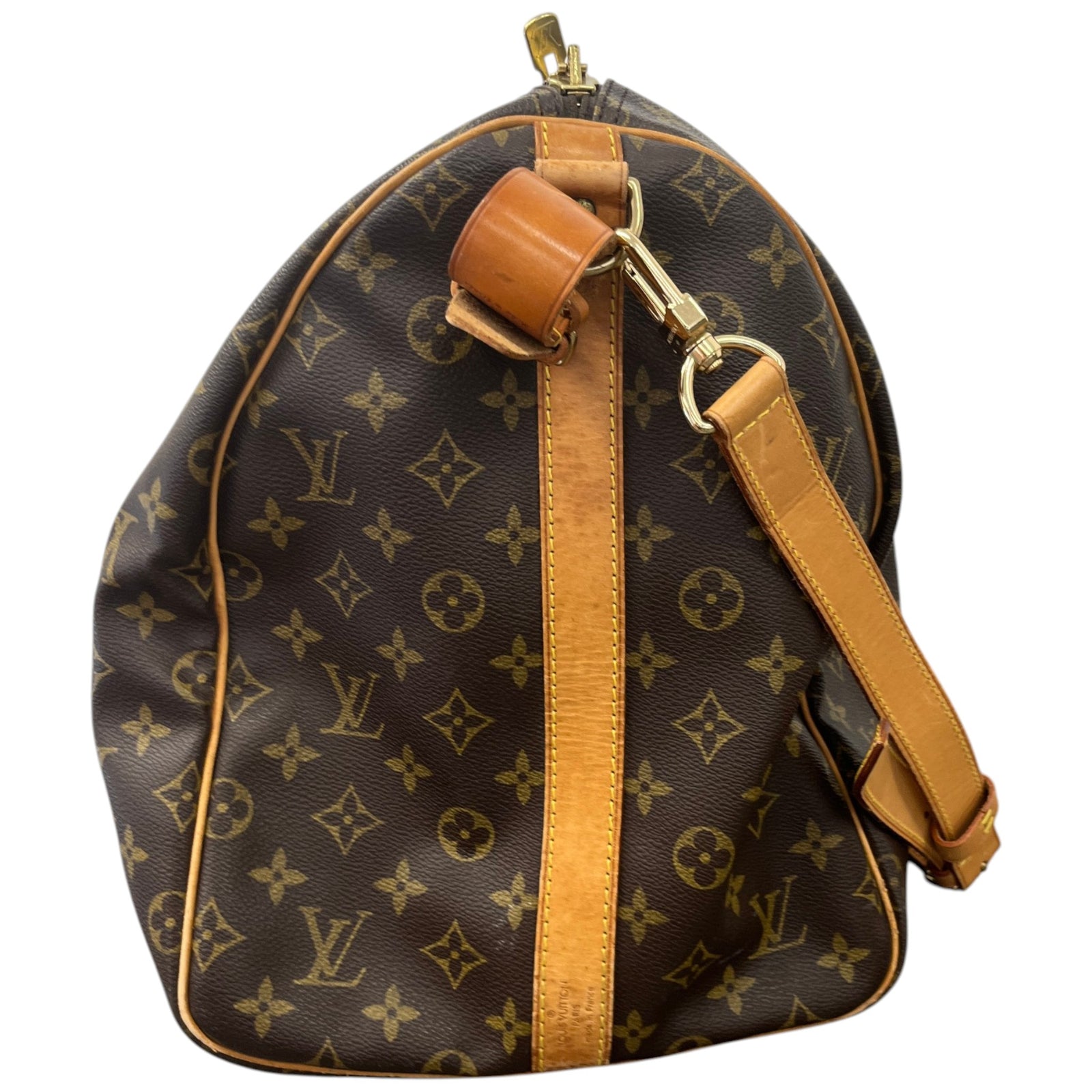 Men's Monogram Keepall 55 Bag Brown - Photo 7