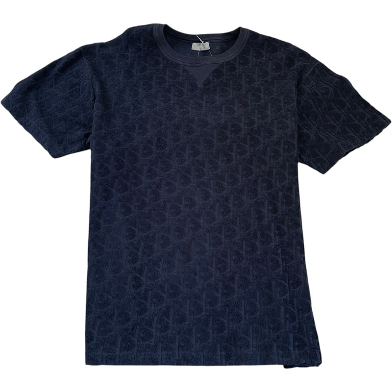 Men's Oblique T-Shirt Navy Size L
