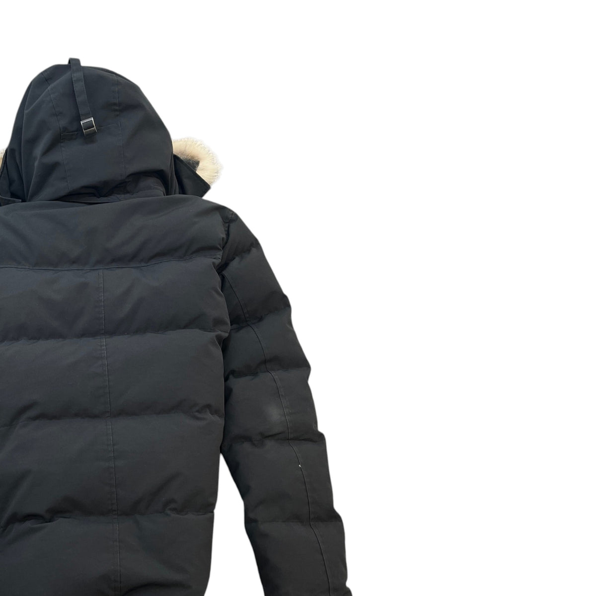Men's Wyndham Parka Down Jacket Black Size L - Photo 4