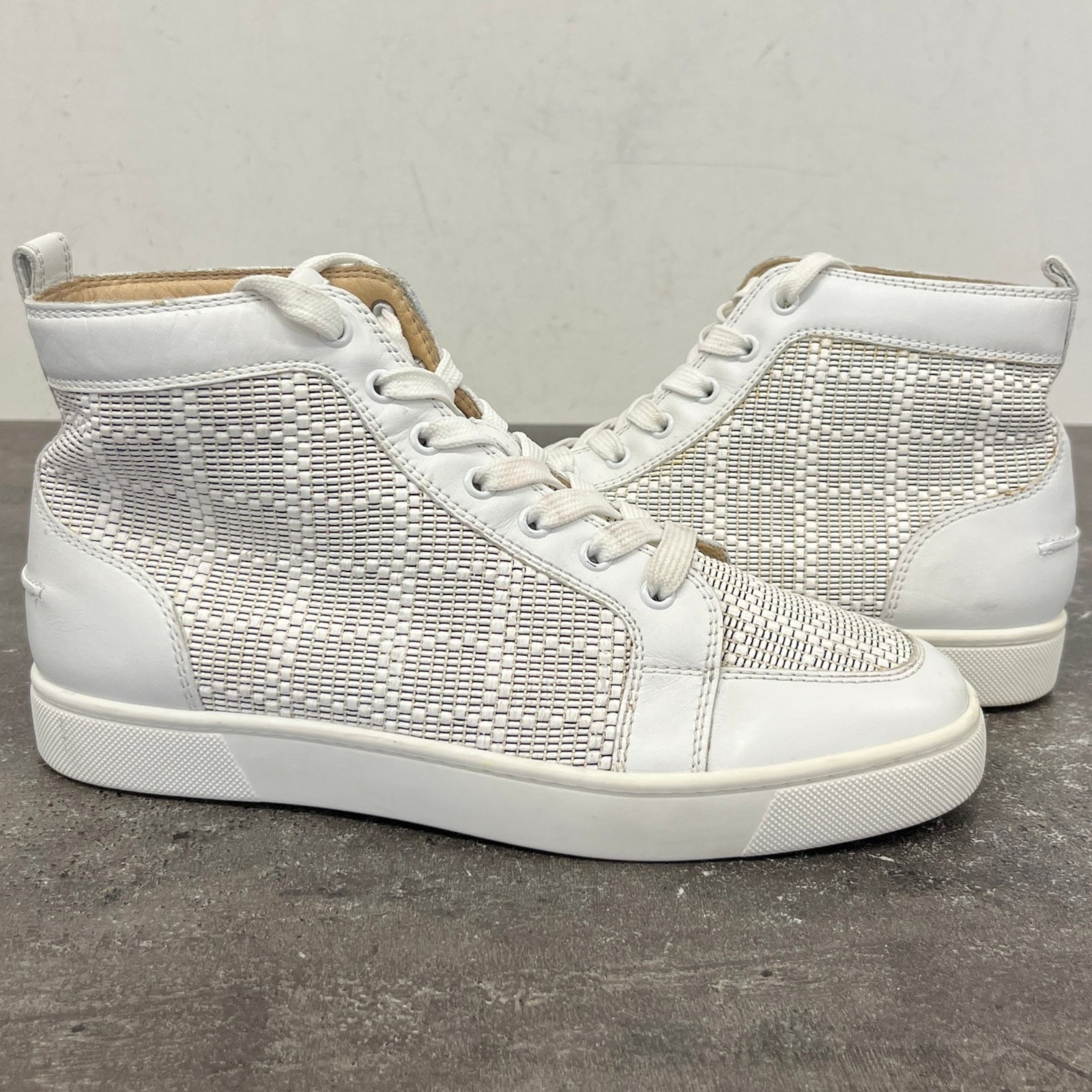 Men's Louis SP Stass High Trainers White Size UK 6 / EU 40 - Photo 12