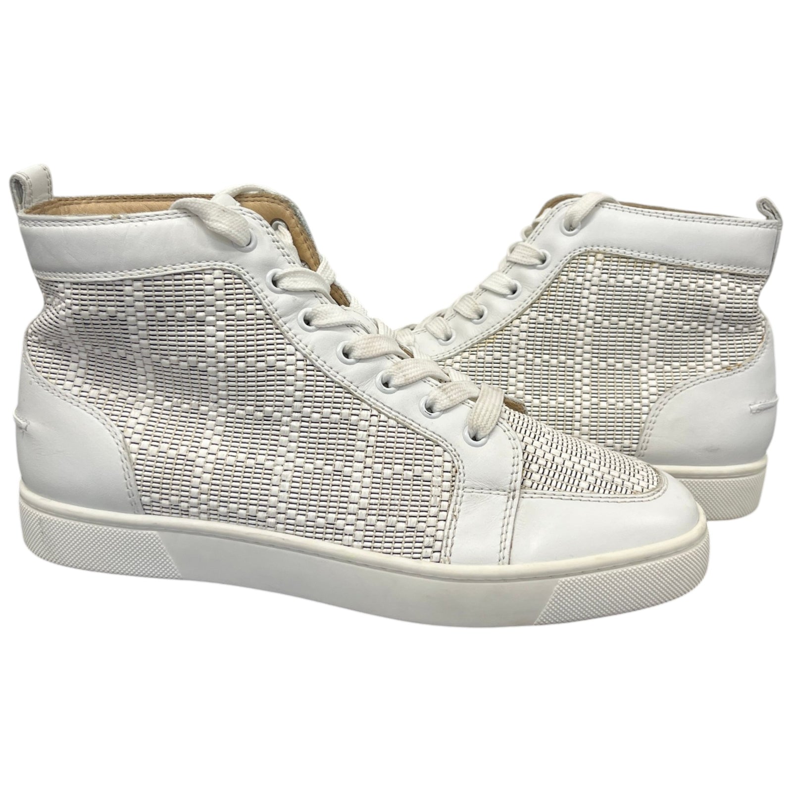 Men's Louis SP Stass High Trainers White Size UK 6 / EU 40 - Photo 3