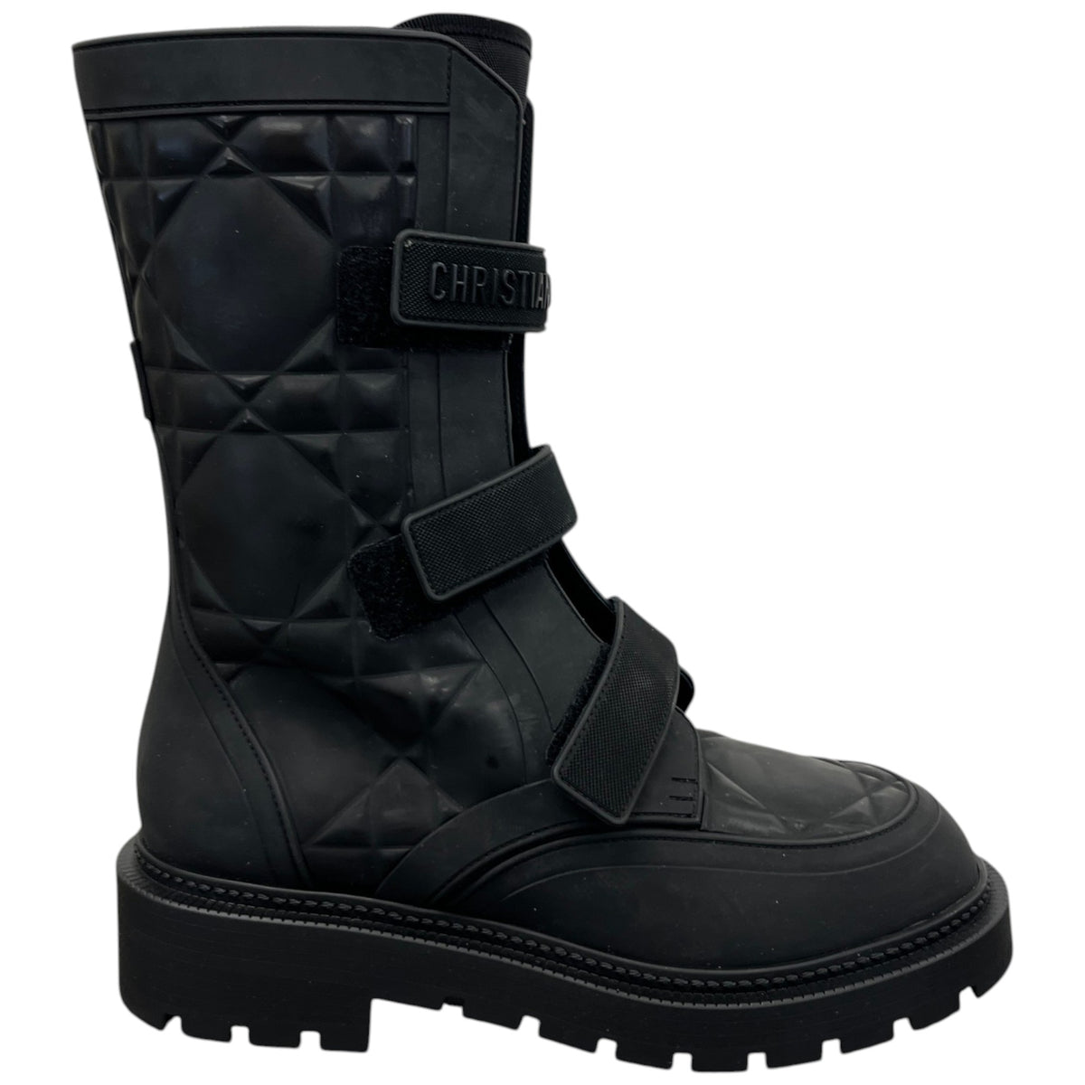 Women's Evolution Macro Cannage Strap Boots Black Size UK 4 / EU 37 - Photo 1