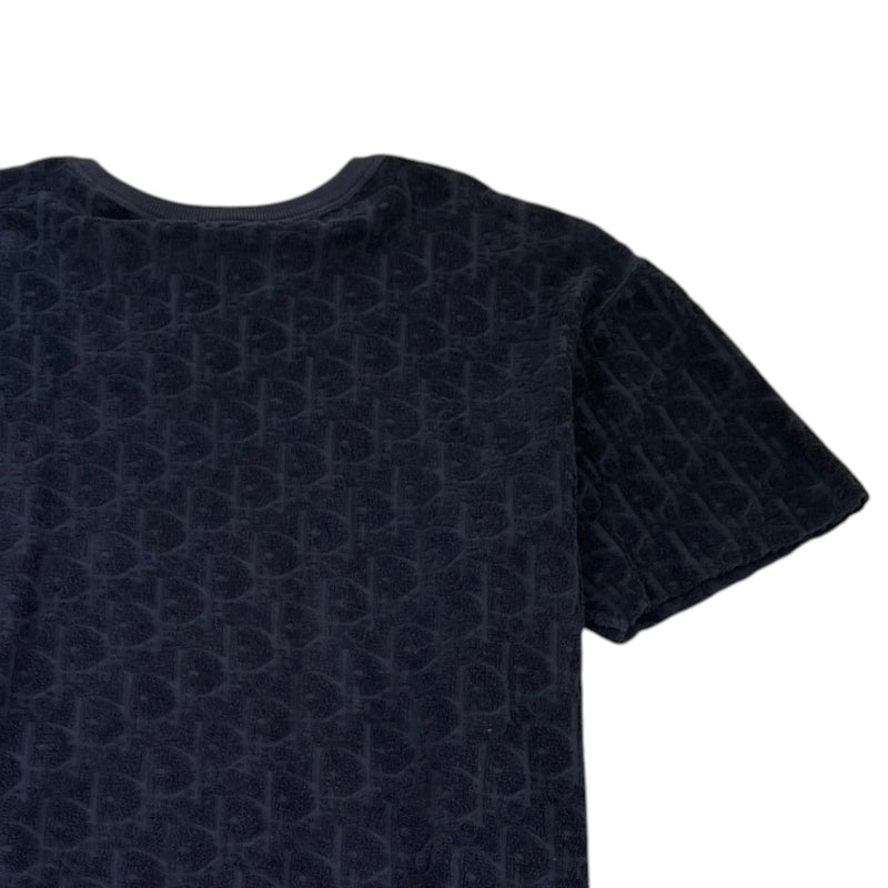 Men's Oblique T-Shirt Navy Size L