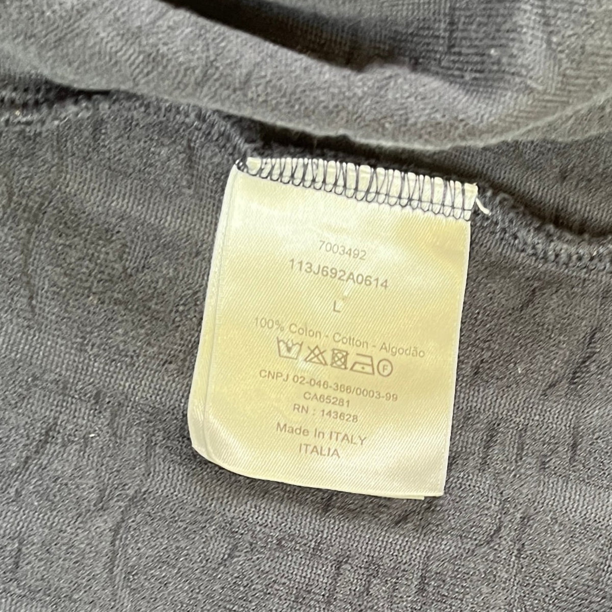 Men's Oblique T-Shirt Navy Size L - Photo 8