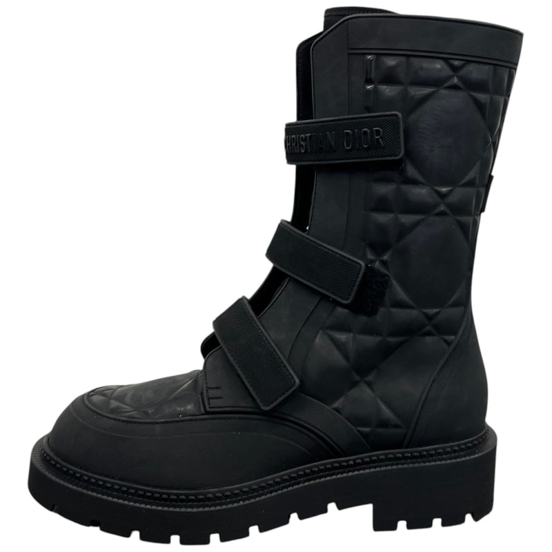Women's Evolution Macro Cannage Strap Boots Black Size UK 4 / EU 37