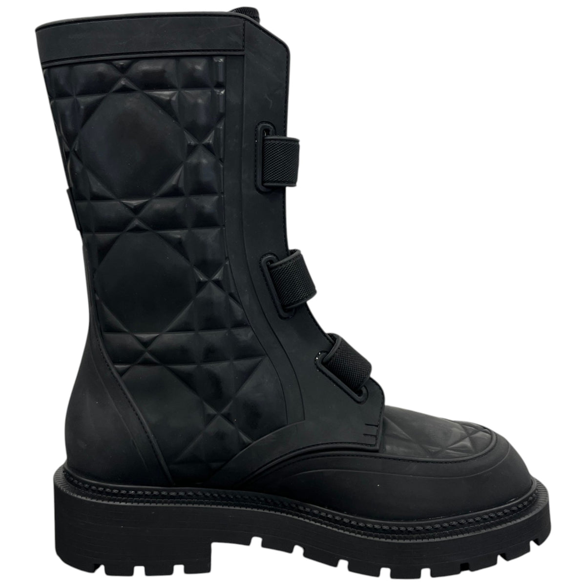 Women's Evolution Macro Cannage Strap Boots Black Size UK 4 / EU 37 - Photo 4