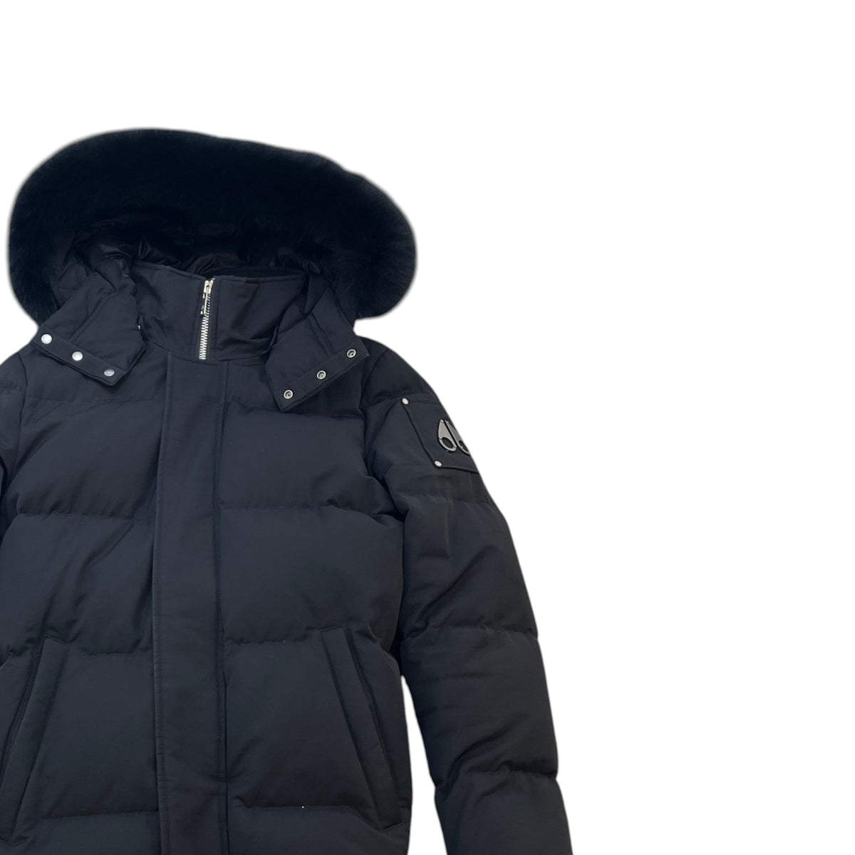 Men's Q3 Down Jacket Black Size M - Photo 3