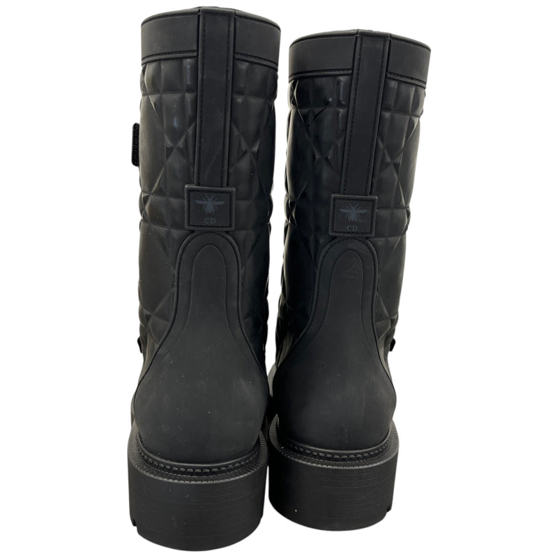 Women's Evolution Macro Cannage Strap Boots Black Size UK 4 / EU 37