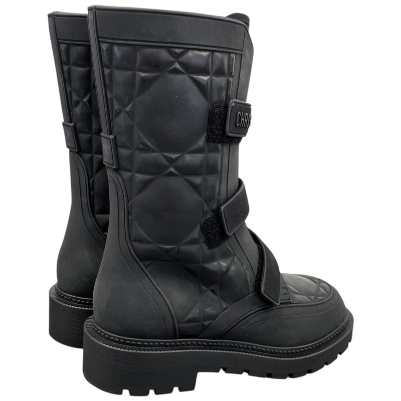 Women's Evolution Macro Cannage Strap Boots Black Size UK 4 / EU 37