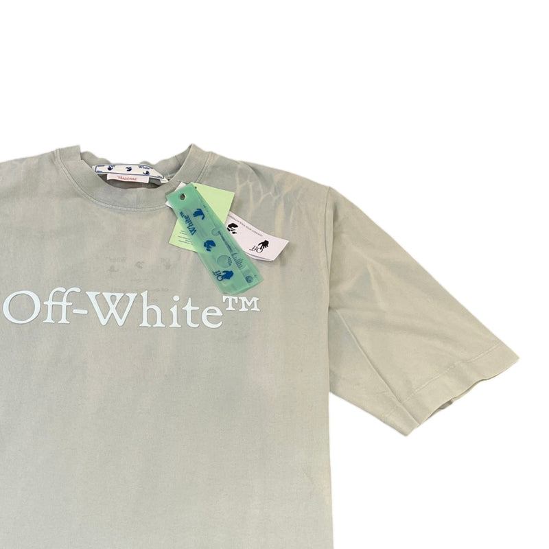 Men's Logo Print Laundry Skate T-Shirt Blue Size S