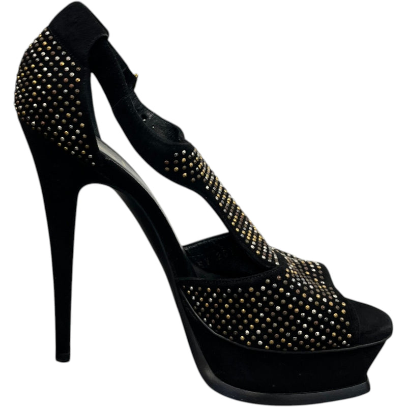 Women's Studded Tribute Platform Heels Black Size EU 38 / UK 5