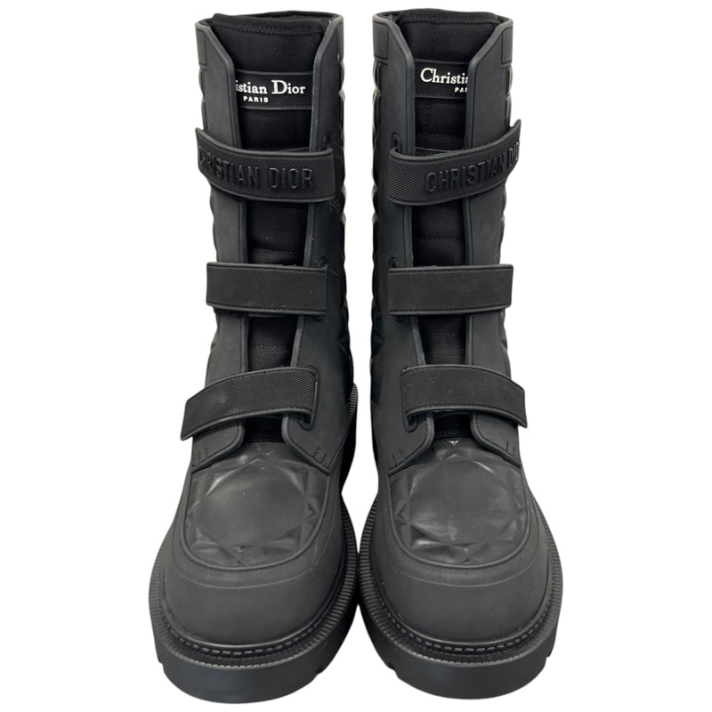 Women's Evolution Macro Cannage Strap Boots Black Size UK 4 / EU 37