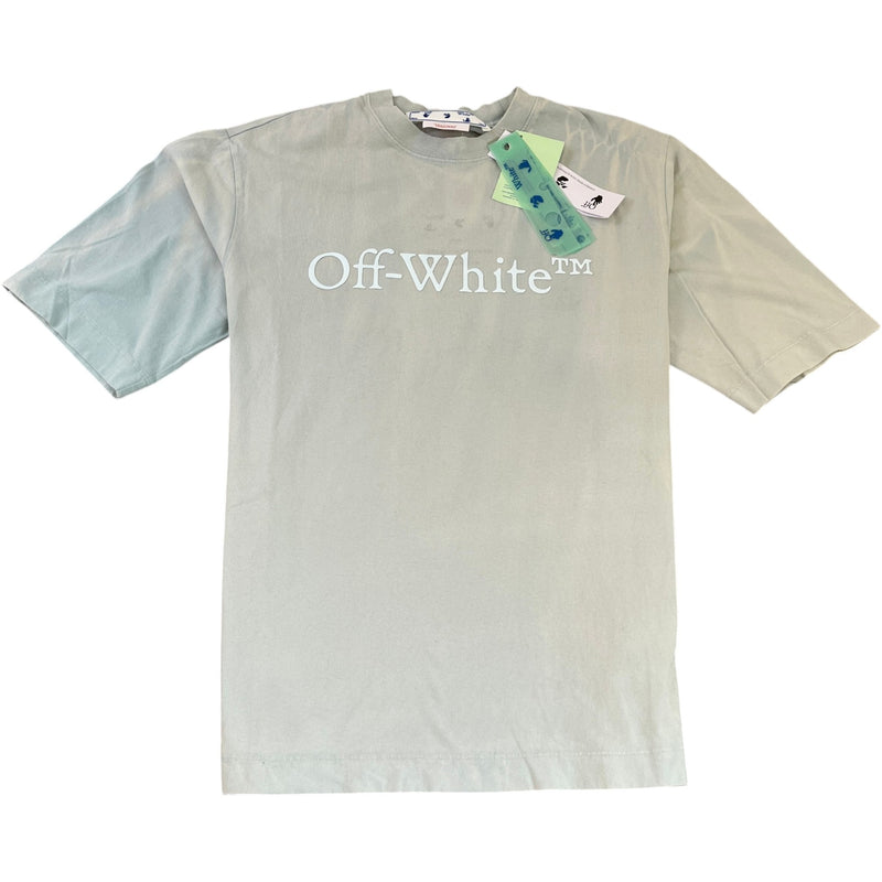 Men's Logo Print Laundry Skate T-Shirt Blue Size S