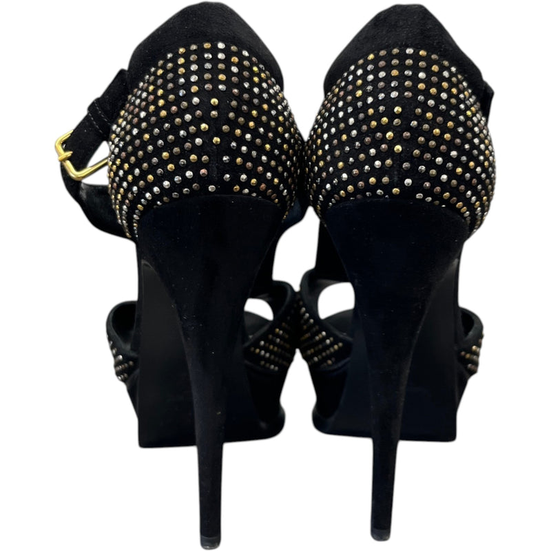 Women's Studded Tribute Platform Heels Black Size EU 38 / UK 5