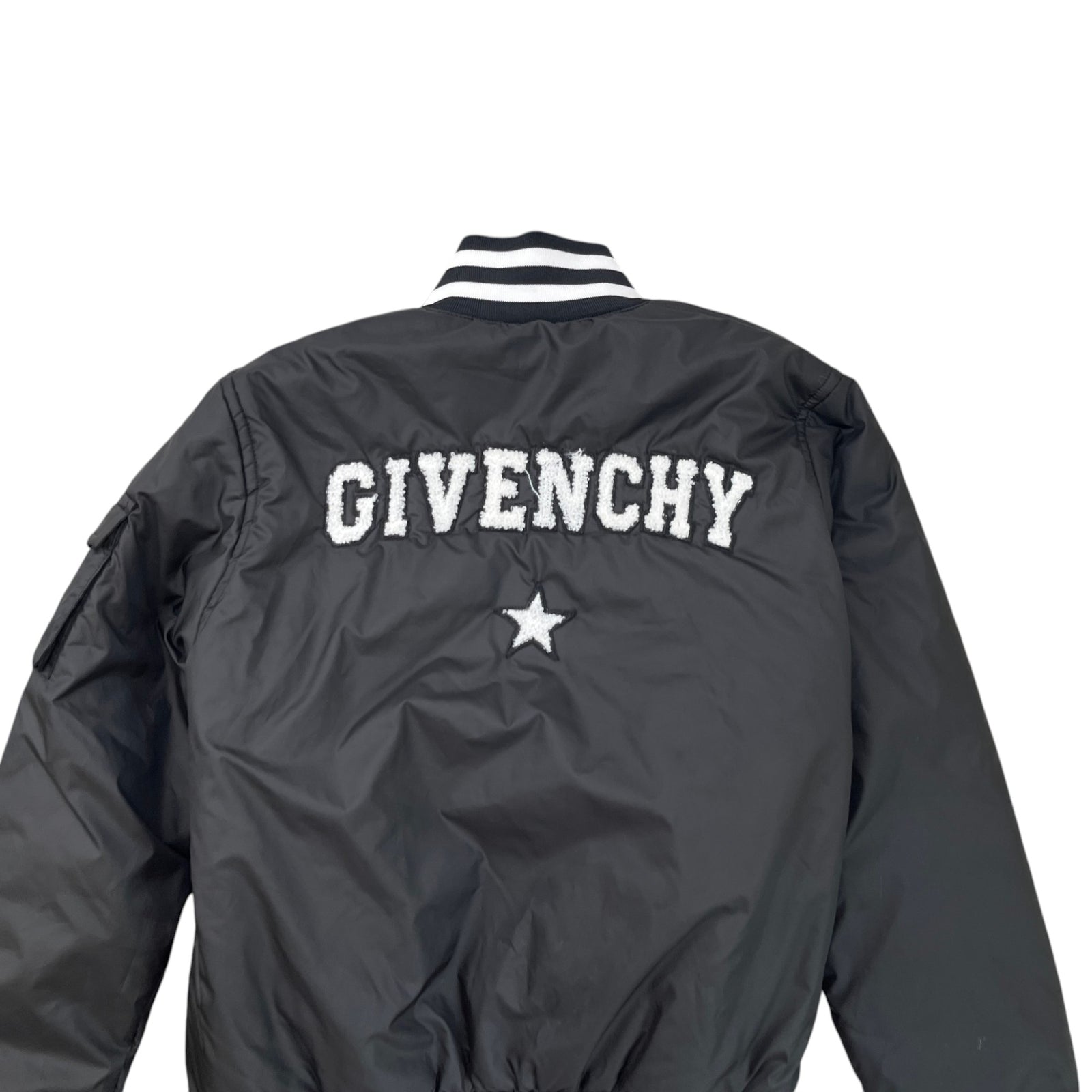 Boy's Applique Logo Bomber Jacket Black Size 12 years - Photo 10