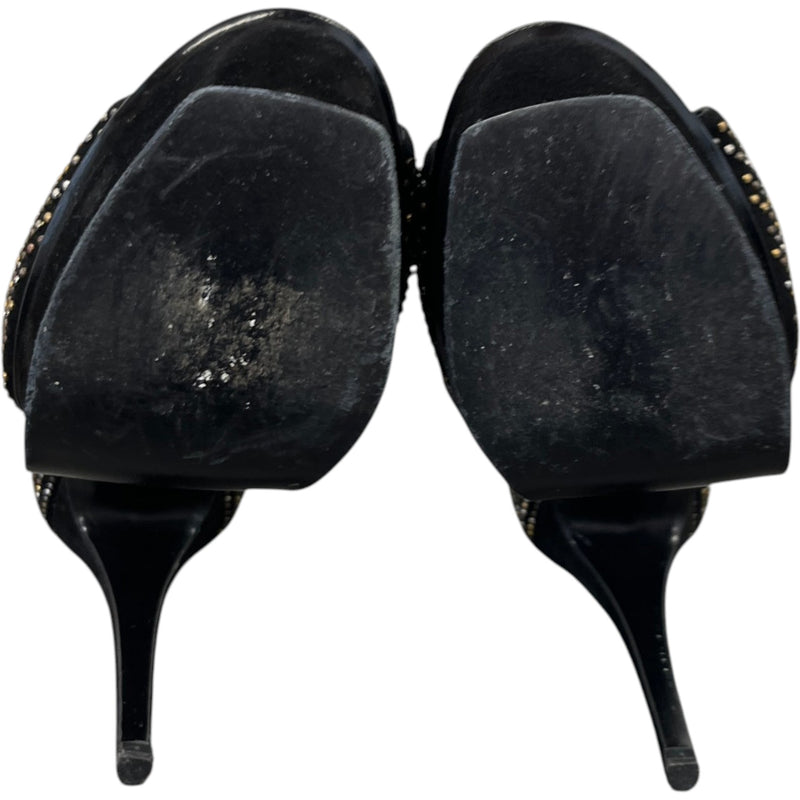 Women's Studded Tribute Platform Heels Black Size EU 38 / UK 5