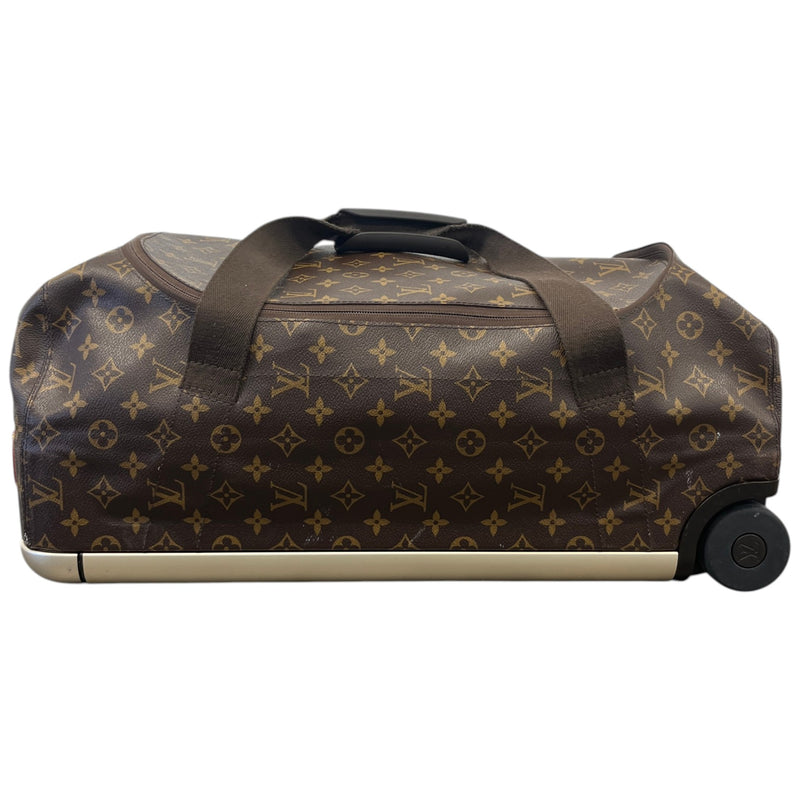 Men's Monogram Canvas Horizon Soft Duffle 55 Suitcase Brown
