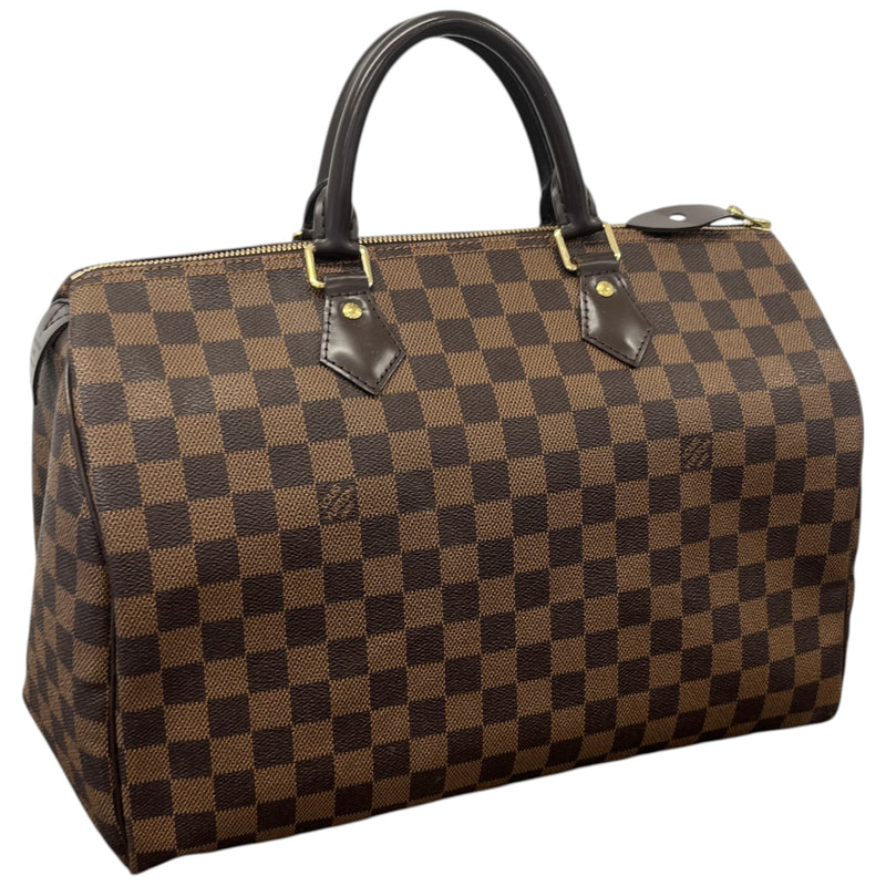Women's Damier Ebene Speedy 35 Bag Brown