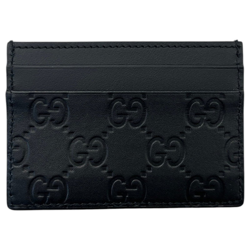 Men's GG Emblem Card Holder Black