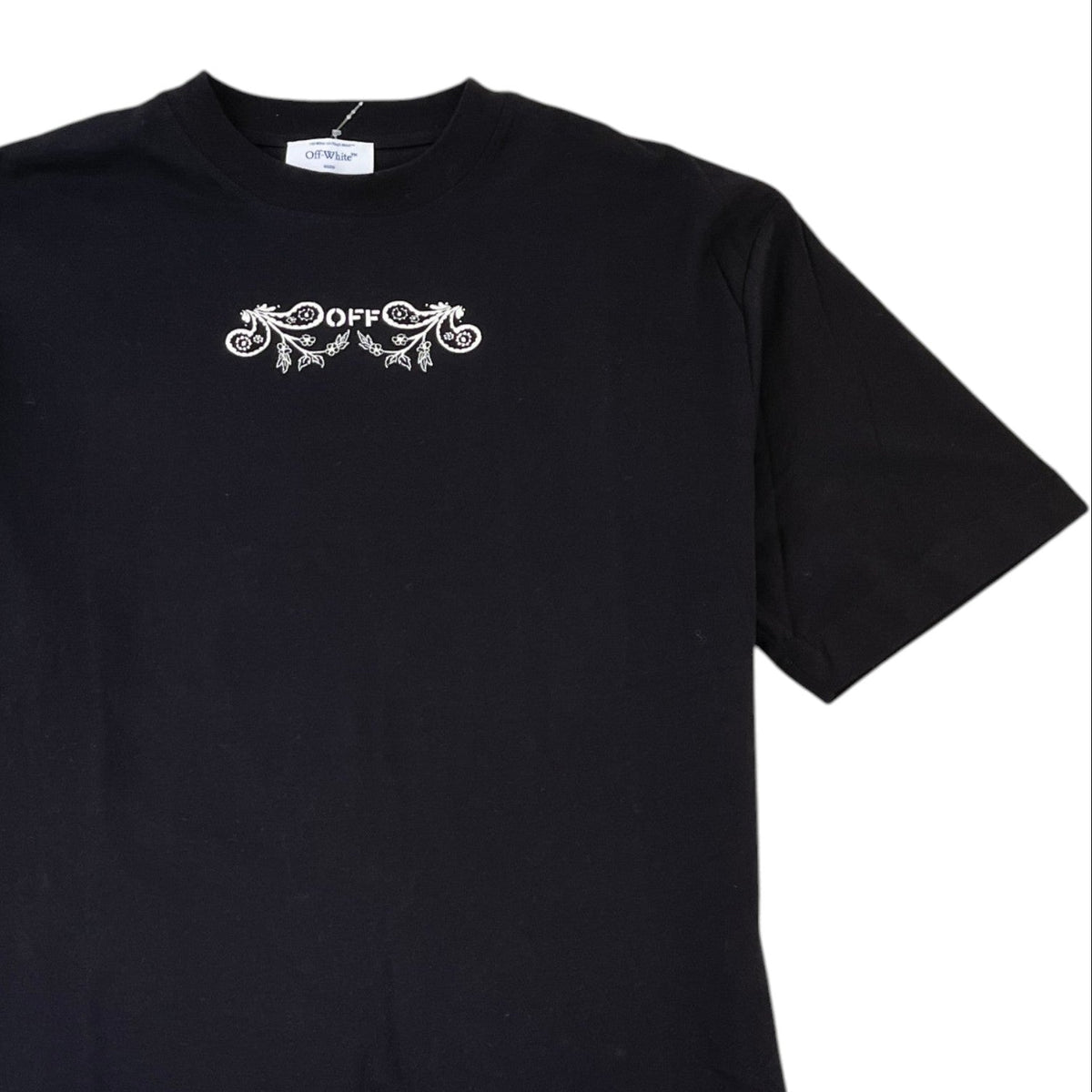 Men's Tattoo Bandana Arrow Embroidery T-Shirt Black Size S - Photo 3