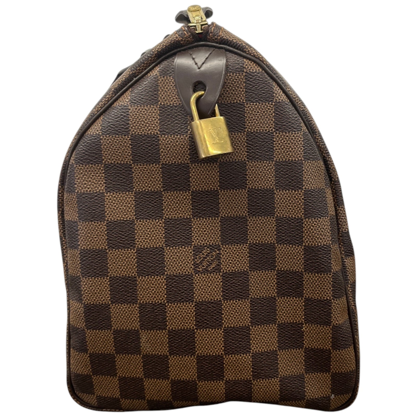 Women's Damier Ebene Speedy 35 Bag Brown - Photo 7