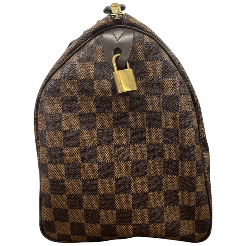 Women's Damier Ebene Speedy 35 Bag Brown
