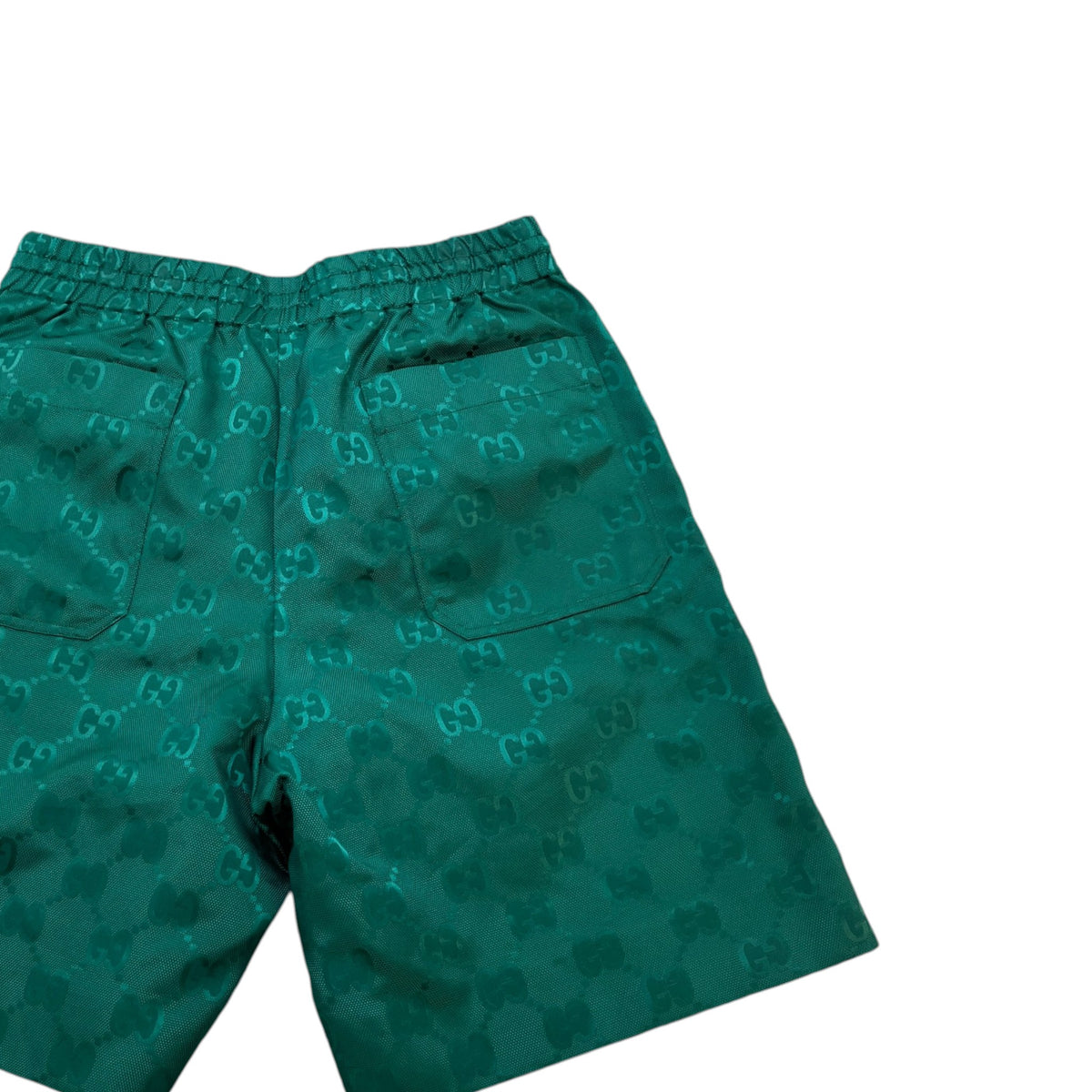 Men's GG Supreme Swim Shorts Green Size XS / W28 - Photo 4