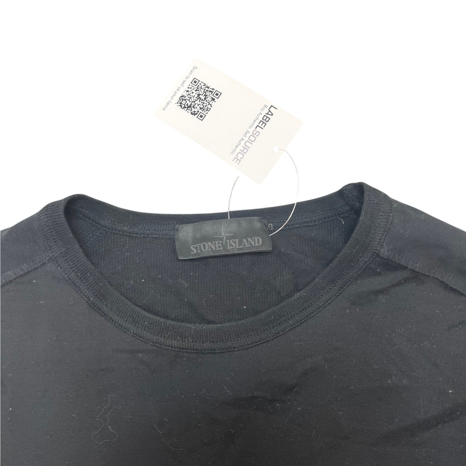 Men's Ghost Piece Sweatshirt Black Size M - Photo 5