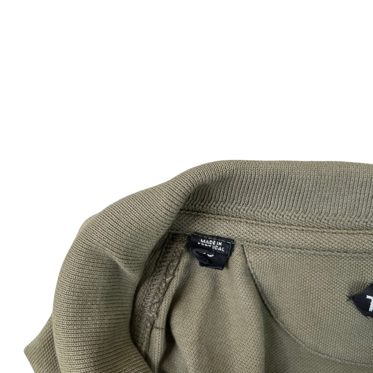 Men's Piquet Polo Shirt Khaki Size M - Photo 8