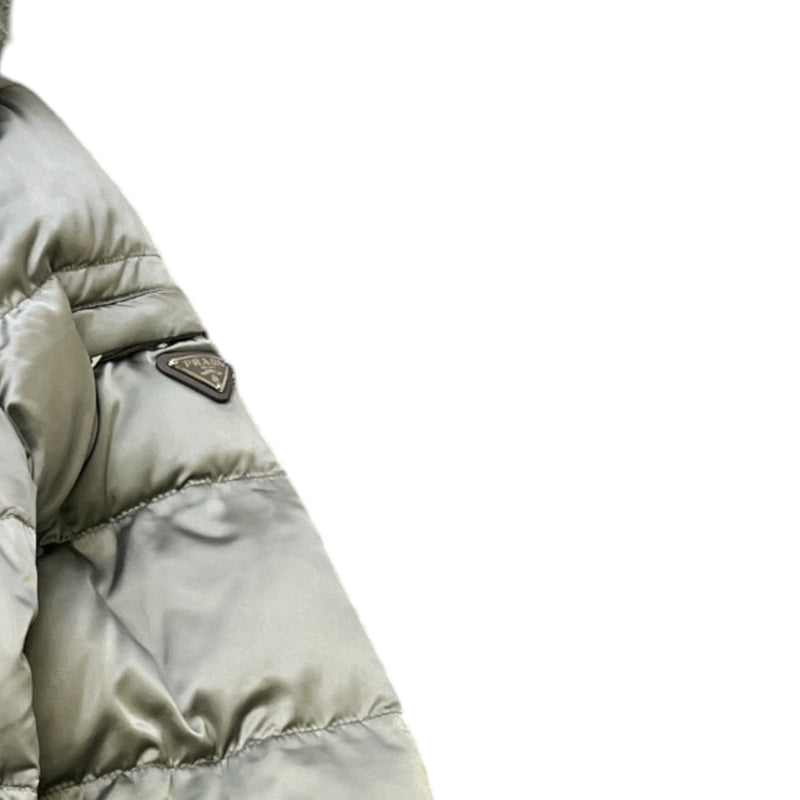 Women's Plaque Logo Size It 46 / Uk 14 Down Jacket Green Size XL