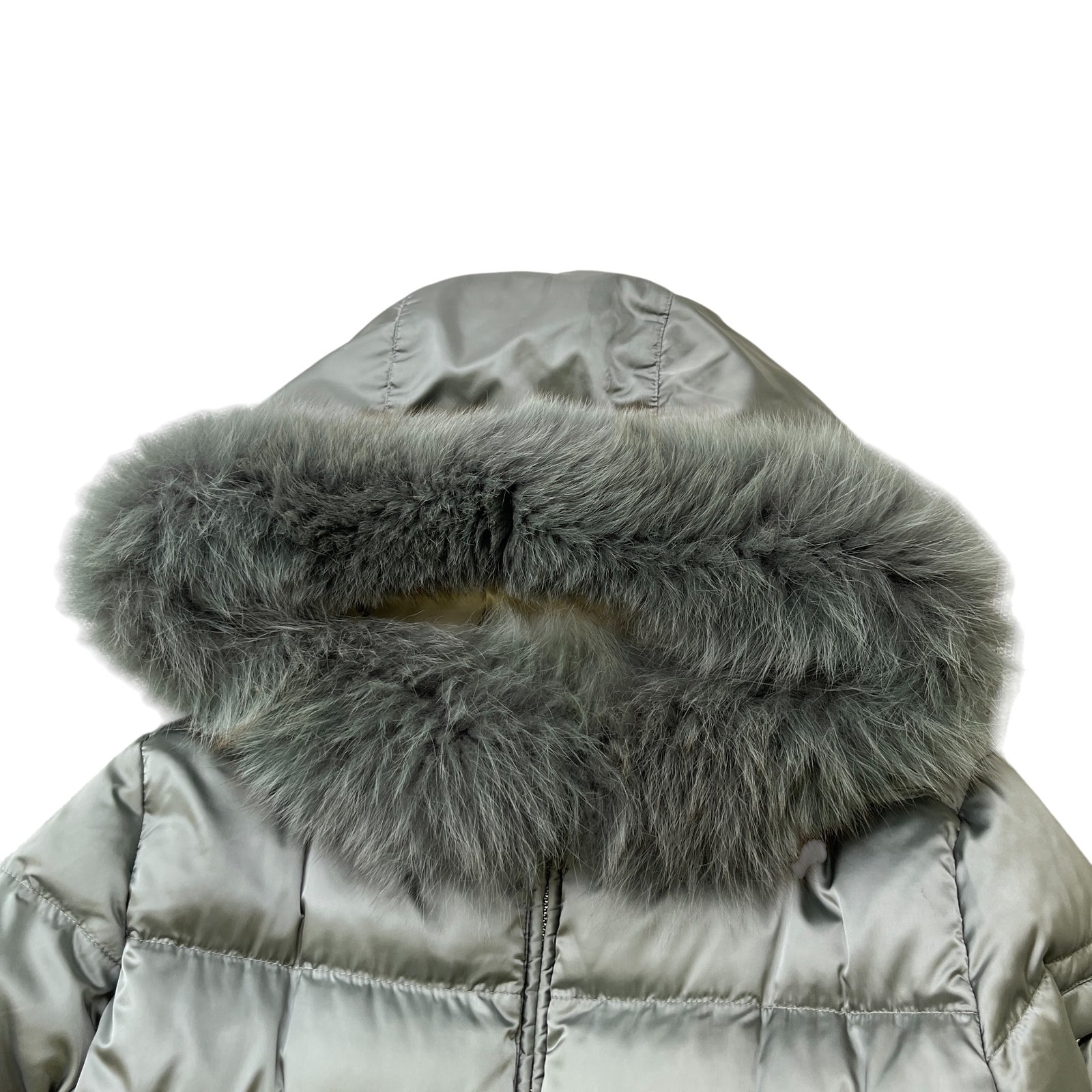 Women's Plaque Logo Size It 46 / Uk 14 Down Jacket Green Size XL - Photo 5
