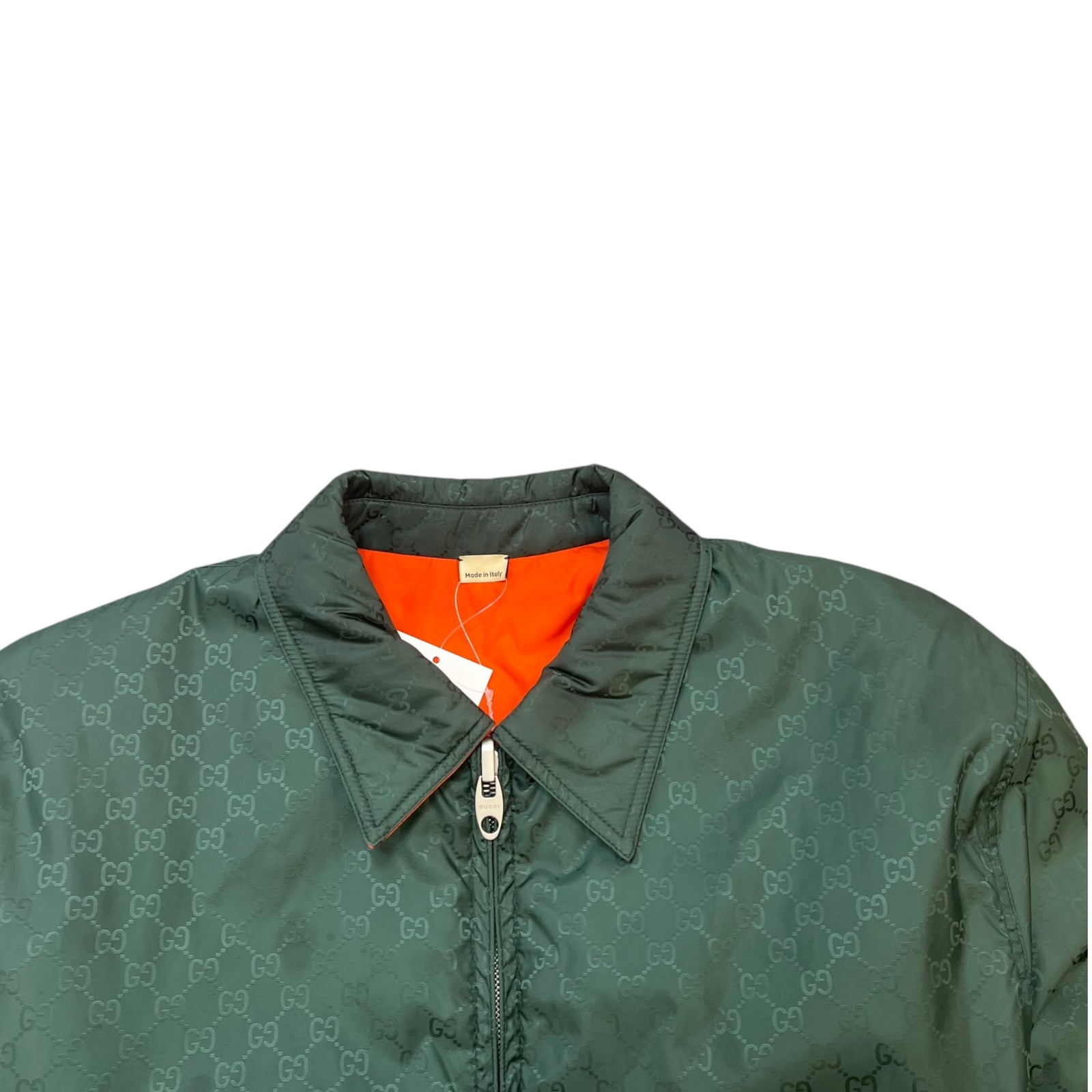 Men's Gg Supreme Reversible Bomber Jacket Green Size IT 44 / XS - Photo 9