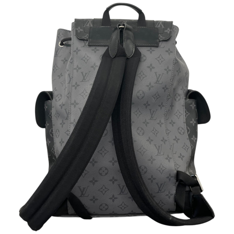 Men's Monogram Eclipse Reverse Christopher Backpack Black