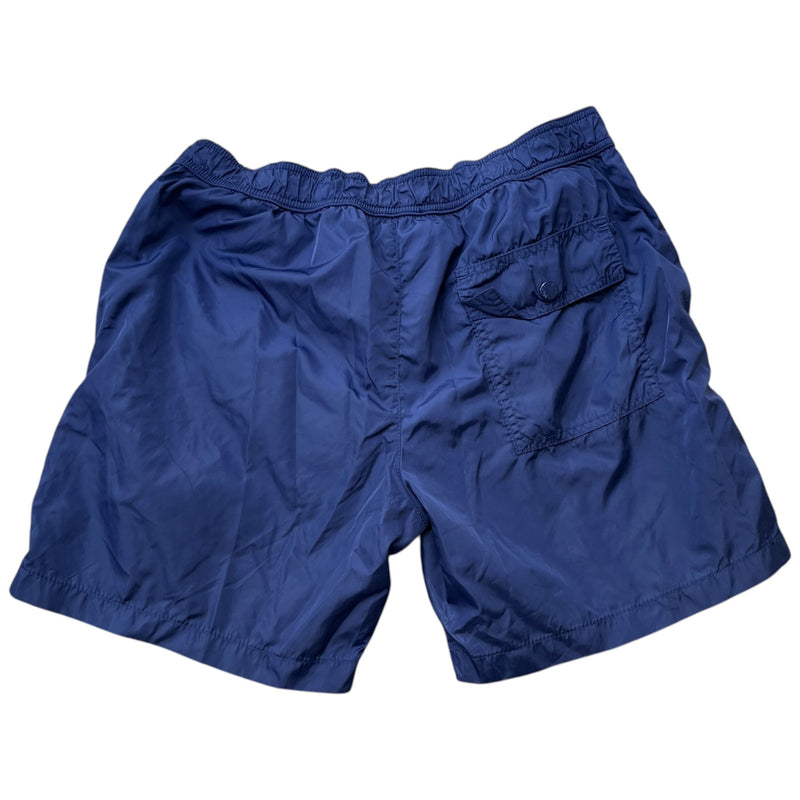 Men's Logo Patch Boys 12Years Swim Shorts Blue Size XXS