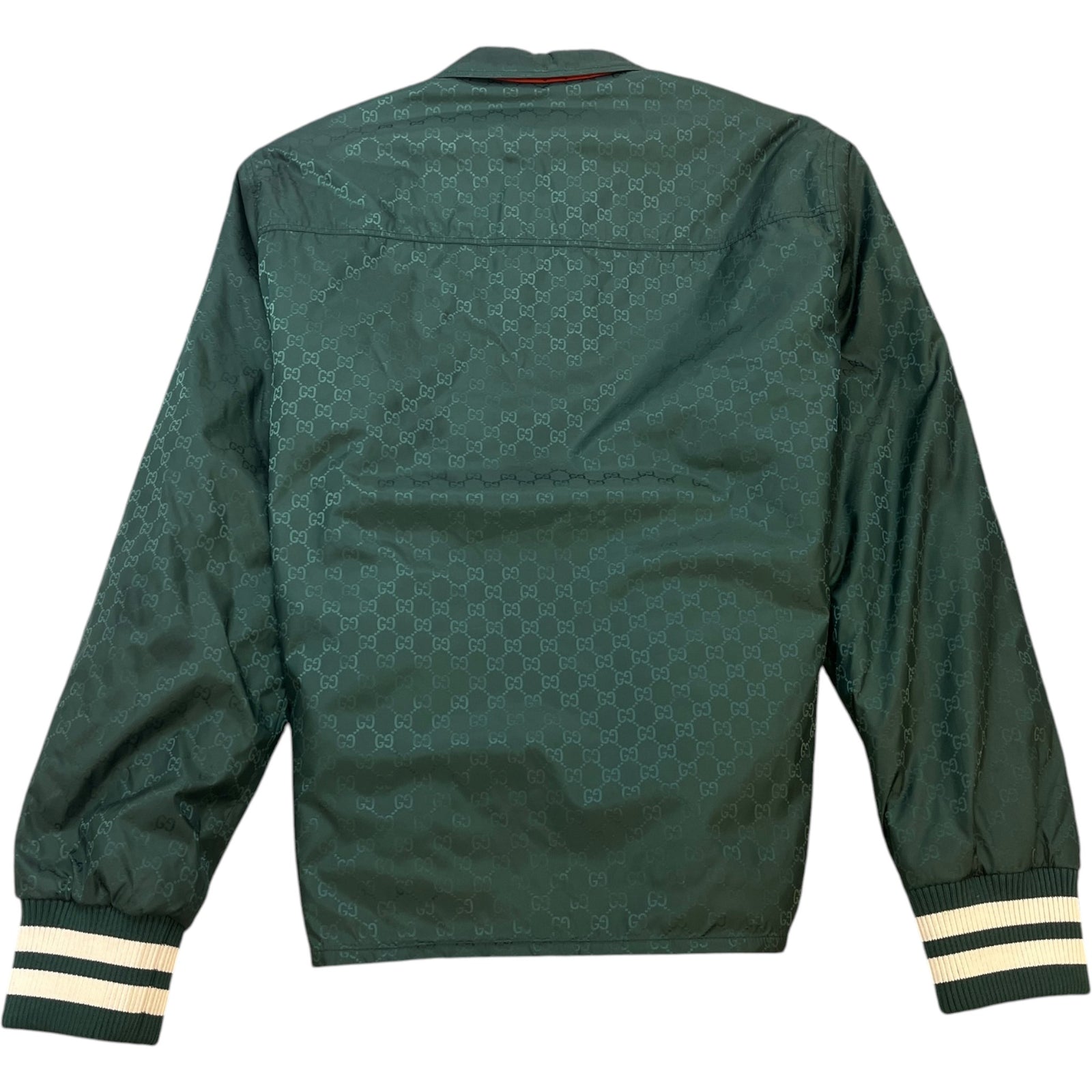 Men's Gg Supreme Reversible Bomber Jacket Green Size IT 44 / XS - Photo 3