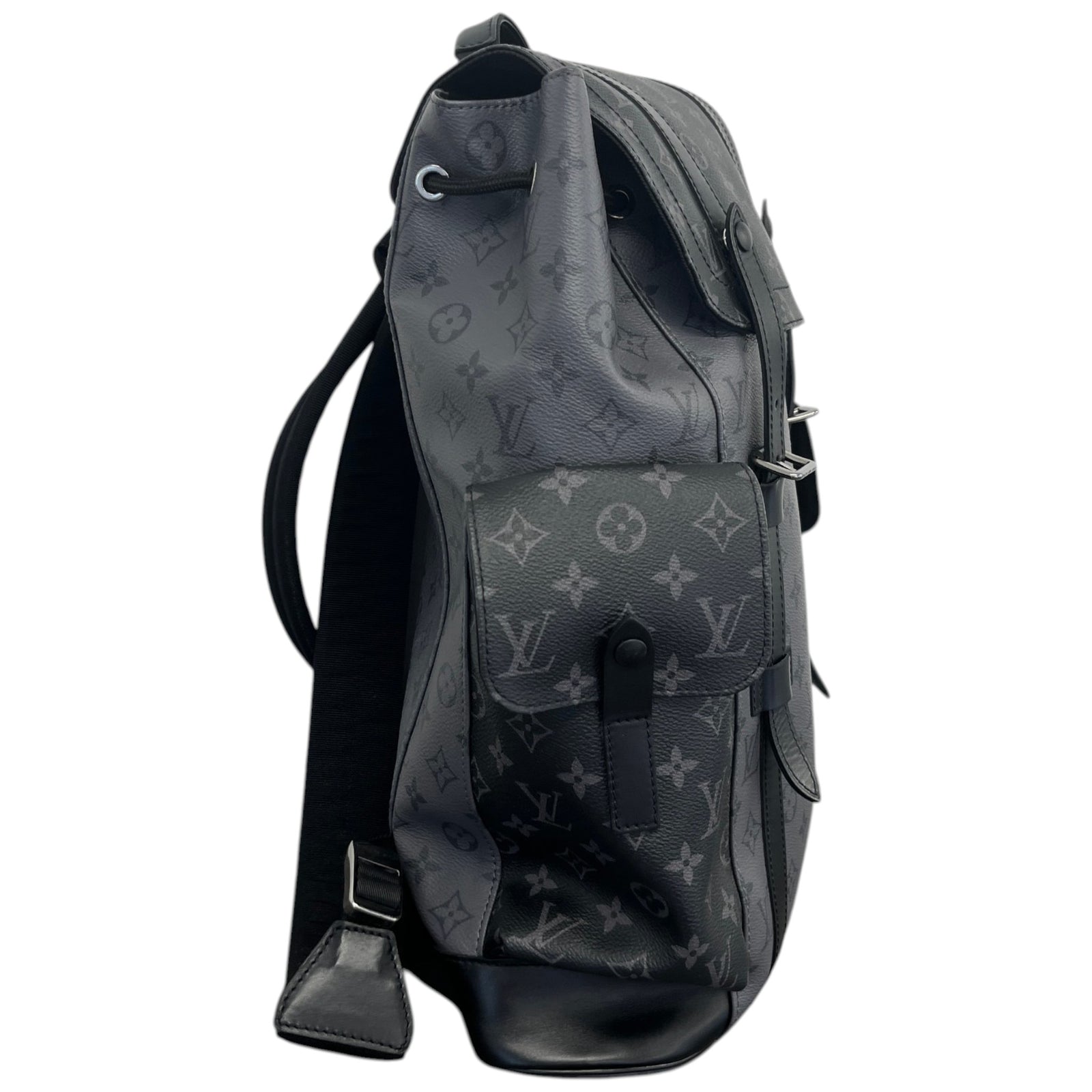 Men's Monogram Eclipse Reverse Christopher Backpack Black - Photo 6