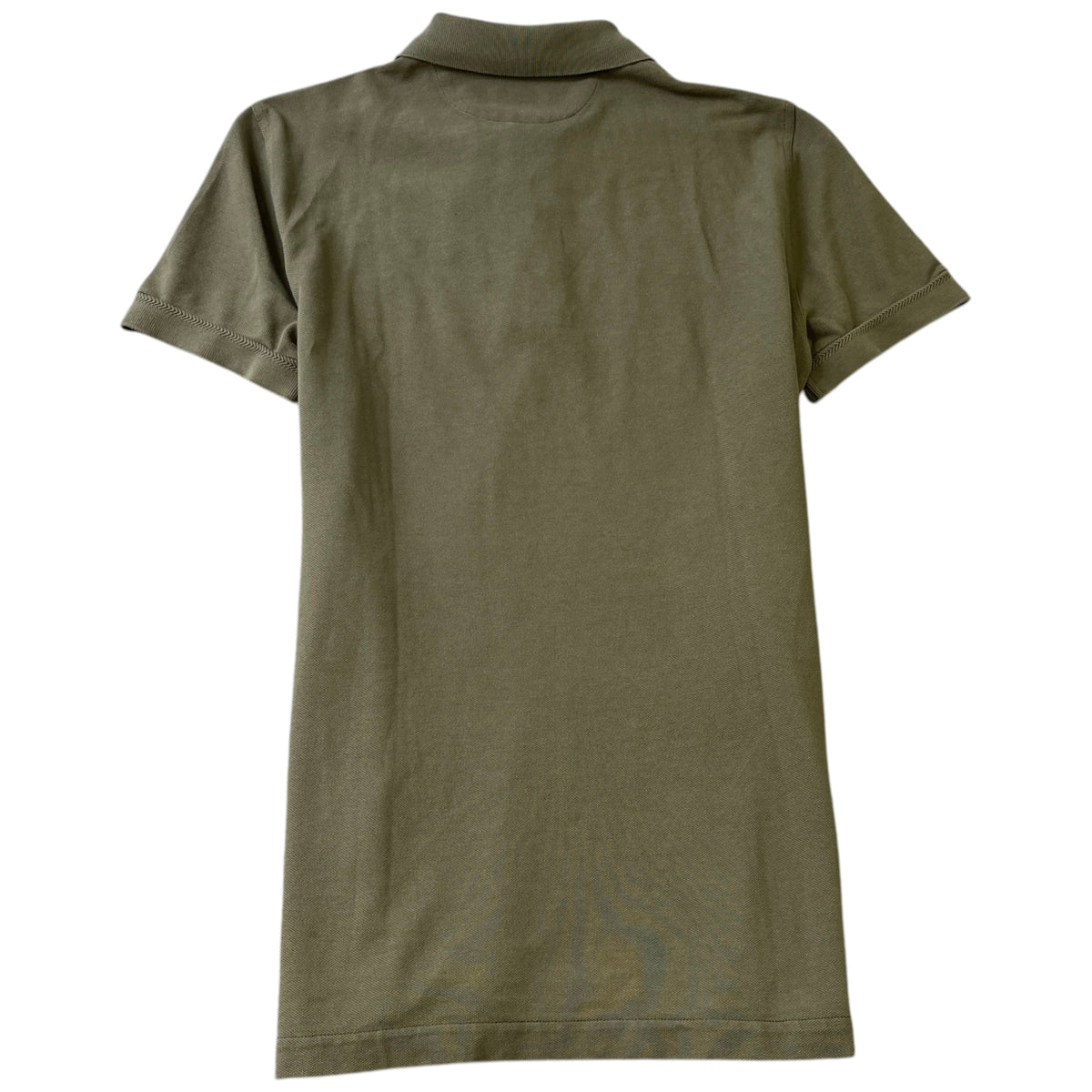 Men's Piquet Polo Shirt Khaki Size M - Photo 2