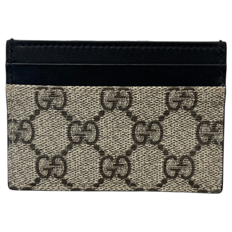Men's GG Supreme Card Holder Black