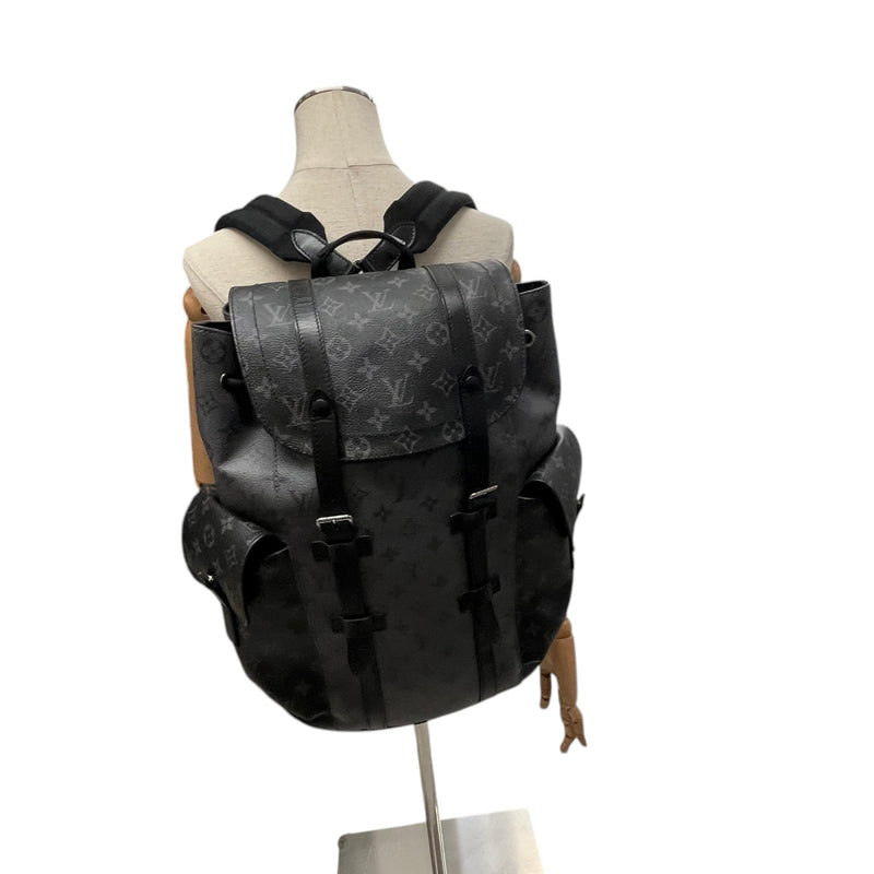 Men's Monogram Eclipse Reverse Christopher Backpack Black