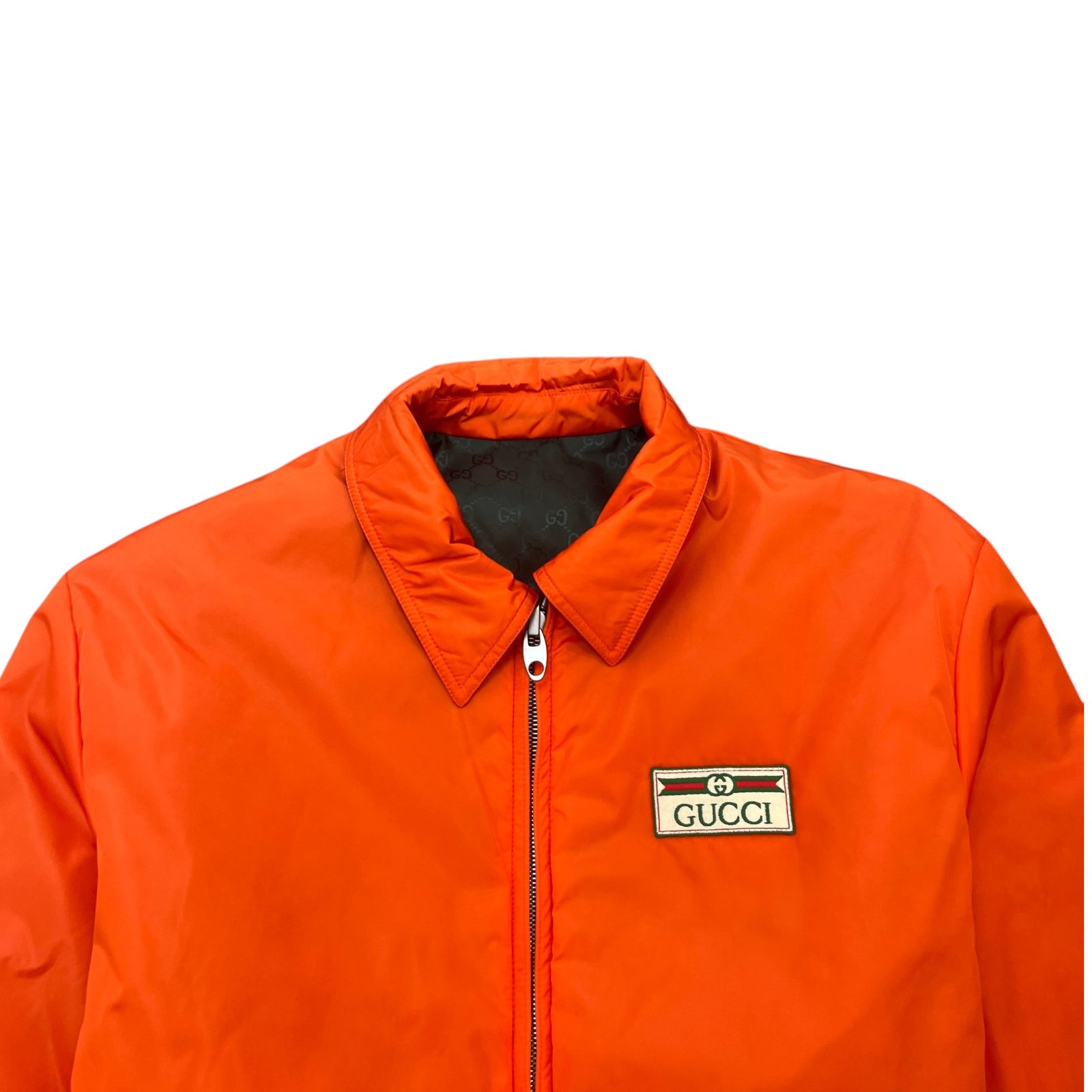 Men's Gg Supreme Reversible Bomber Jacket Green Size IT 44 / XS - Photo 10