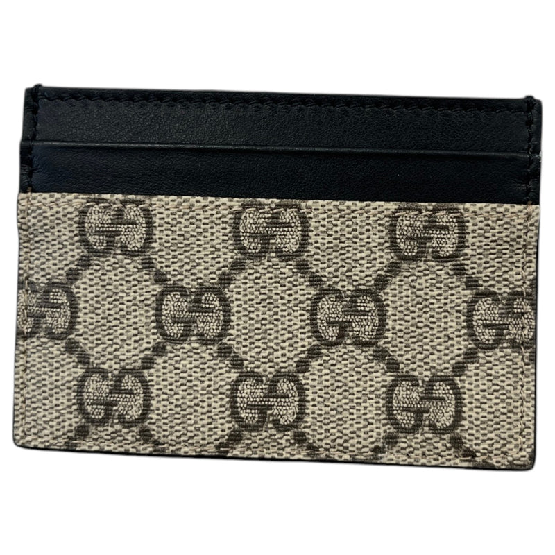 Men's GG Supreme Card Holder Black